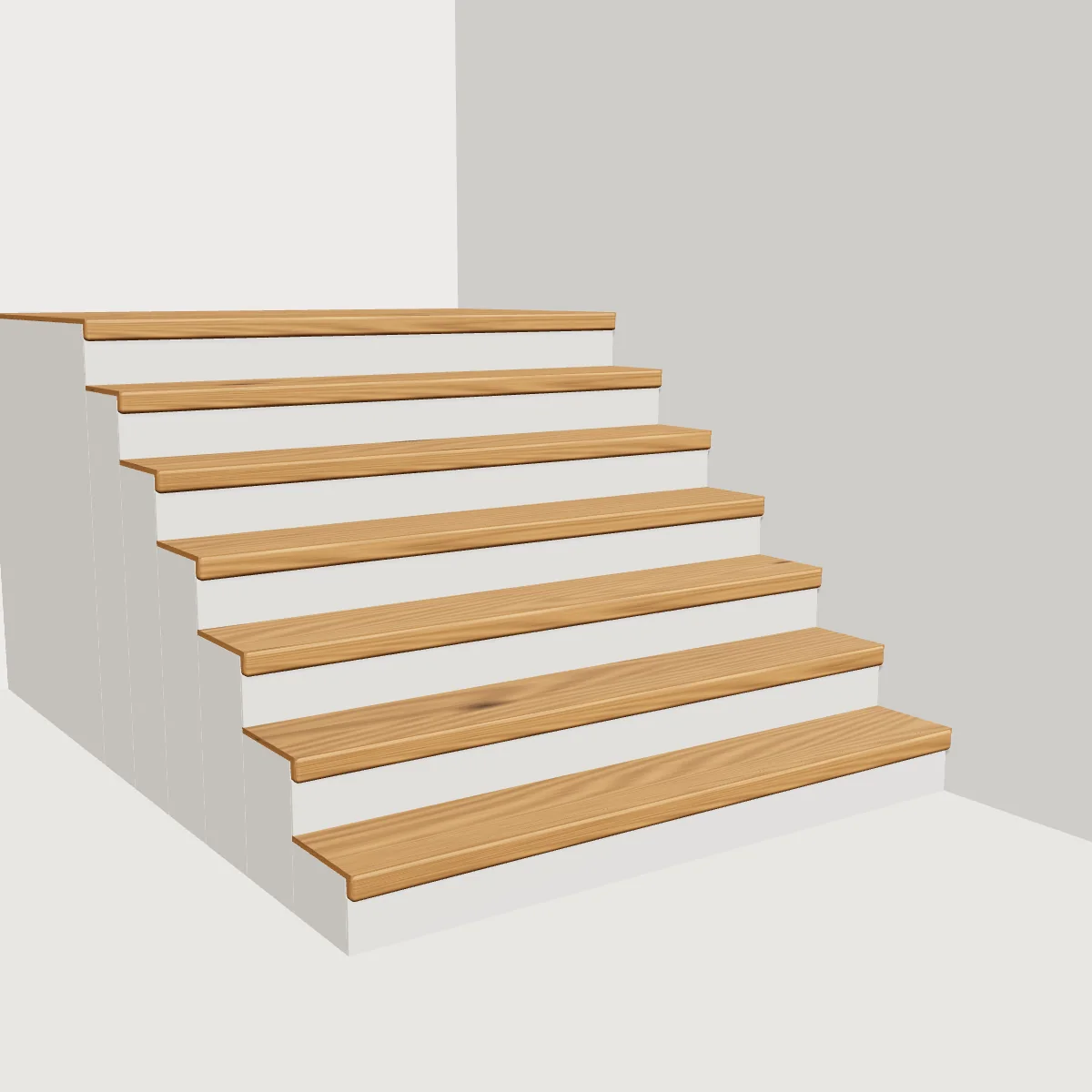 Mountain Rustic Oak Long Stair Tread