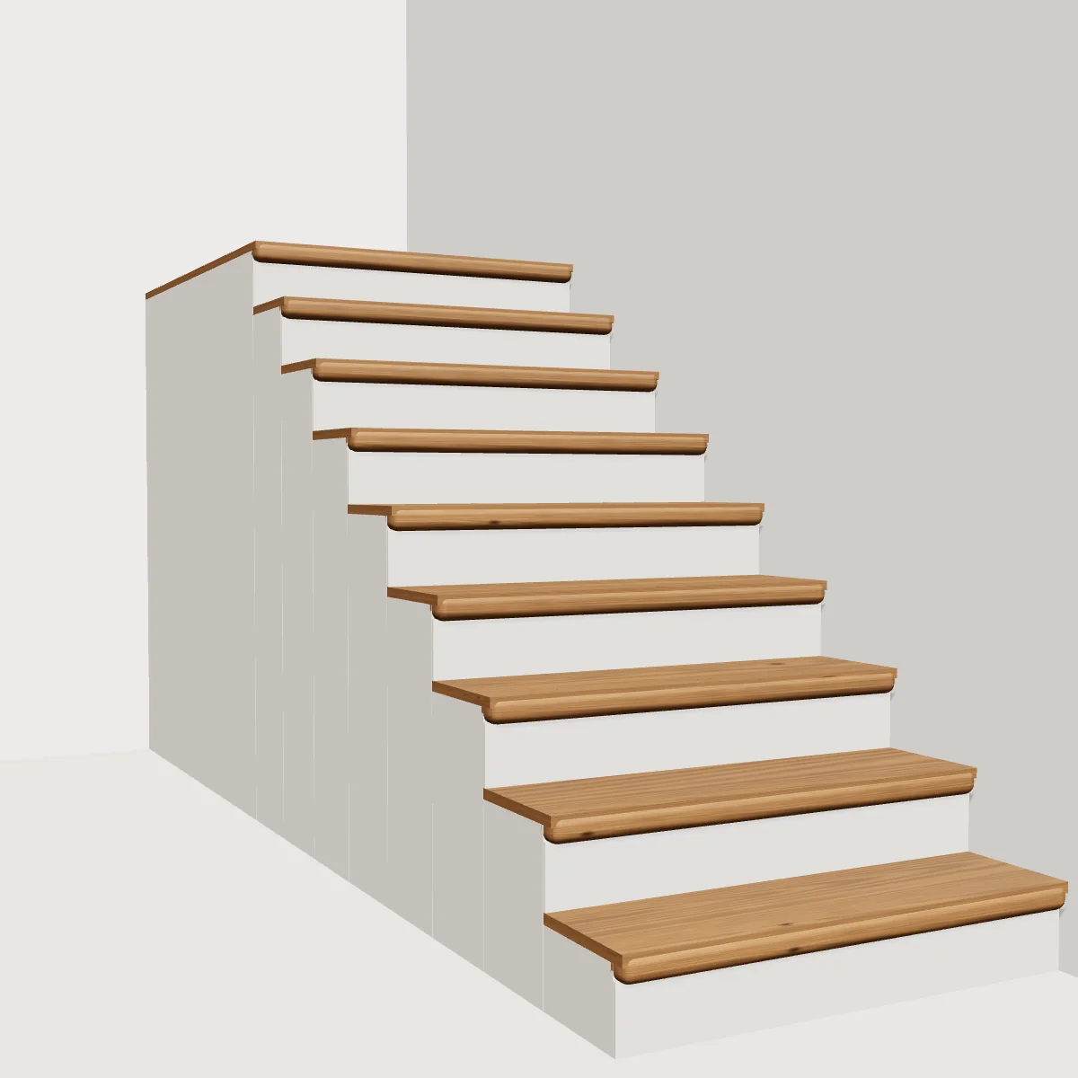 Montana Oak Stair Cladding