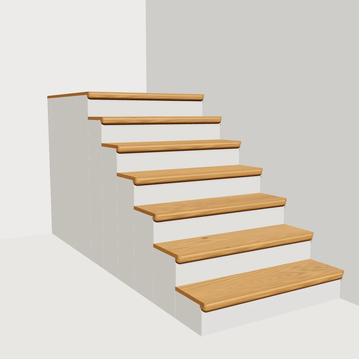White Paintable Riser